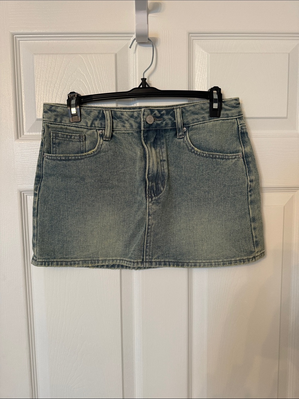 Pacsun Classic Denim Mini Skirt - Light Blue